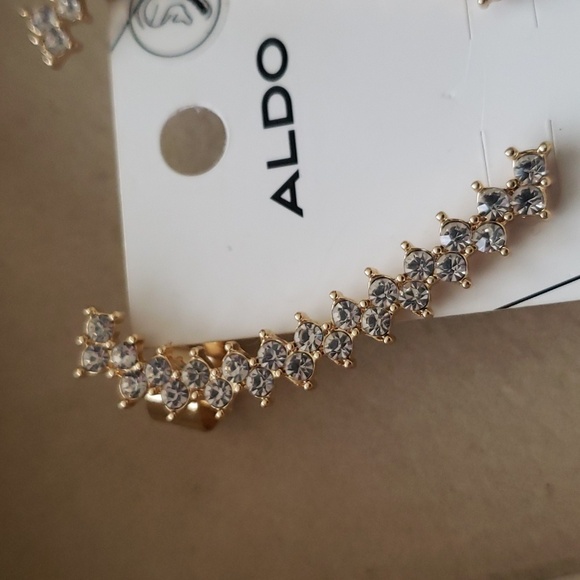 ALDO Crystal Climber Earrings - Picture 4 of 9